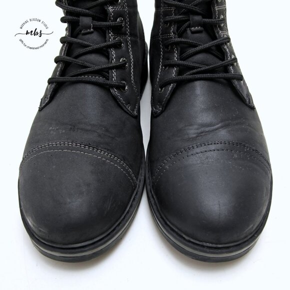 Joe’s Jeans Pop n Cap High Top Boots in Black Men Size 9.5 - Picture 9 of 14